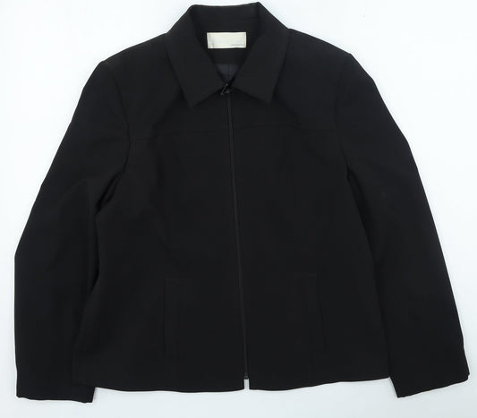 Womens UK Size 16 AMARANTO Black Jacket