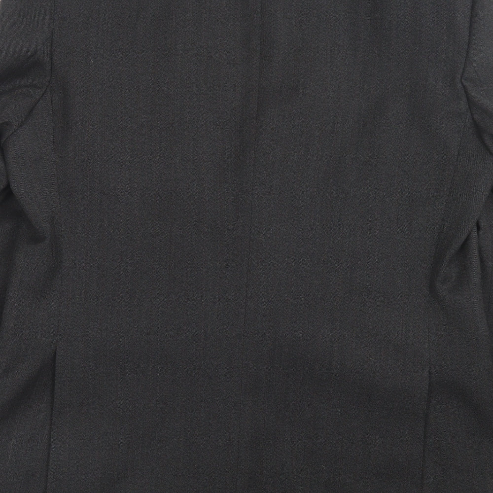 Mens UK Size 40 Preworn Regular Grey Suit Jacket