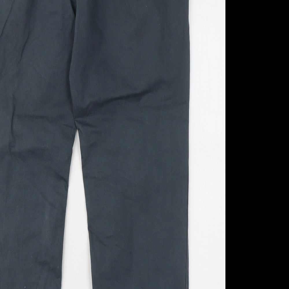 Womens UK Size 34 in NEXT Regular Fit Chino Blue Trousers