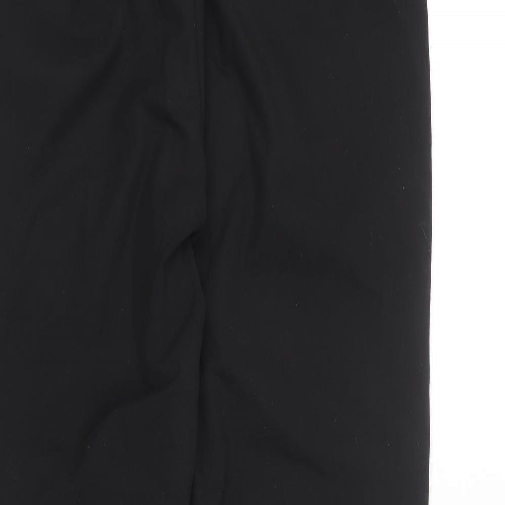 Womens UK Size 32 in H&M Regular Fit Black Trousers