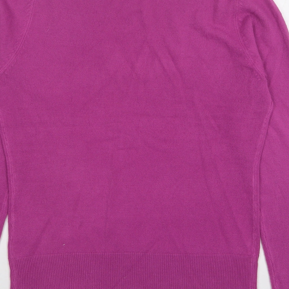 Womens UK Size L MK One Purple Pullover Jumper
