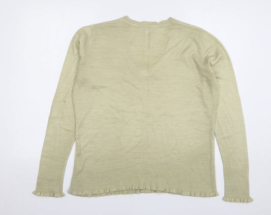Womens UK Size 16 Debenhams Beige Pullover Jumper
