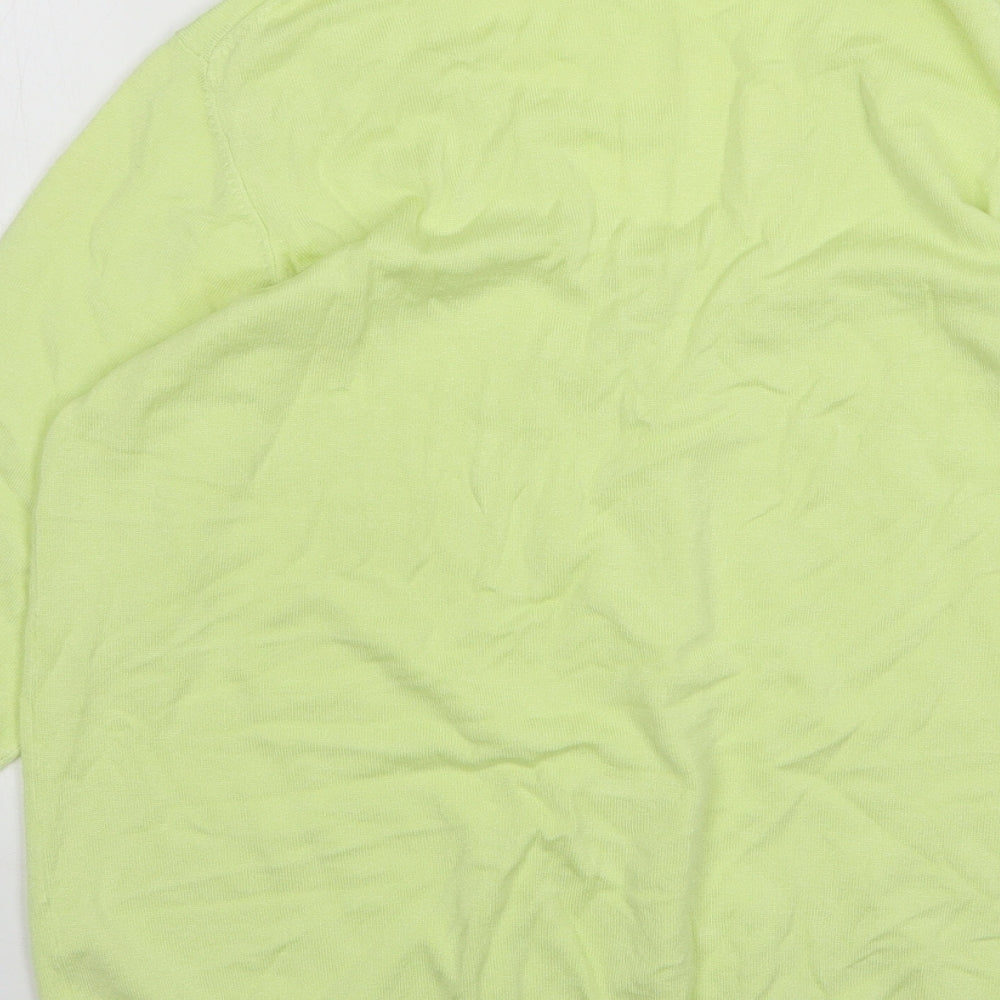 Womens UK Size 18 Marks and Spencer Green Pullover Jumper