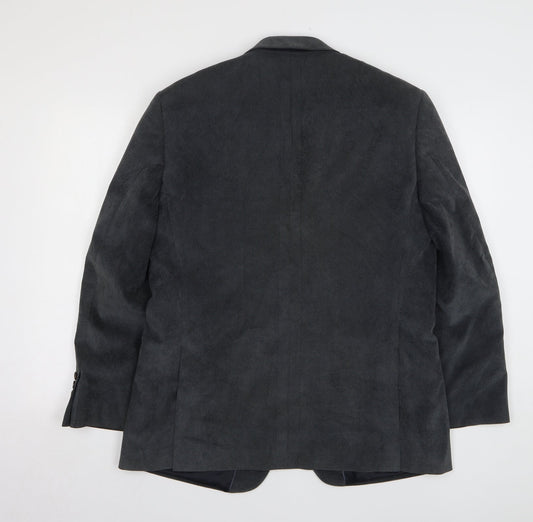 Mens UK Size 40 Brook Taverner Regular Grey Suit Jacket