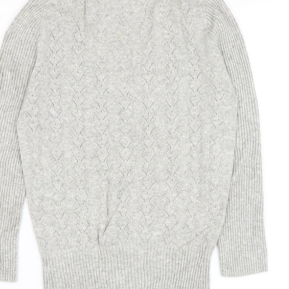 Womens UK Size 8 NEXT Grey Pullover Jumper