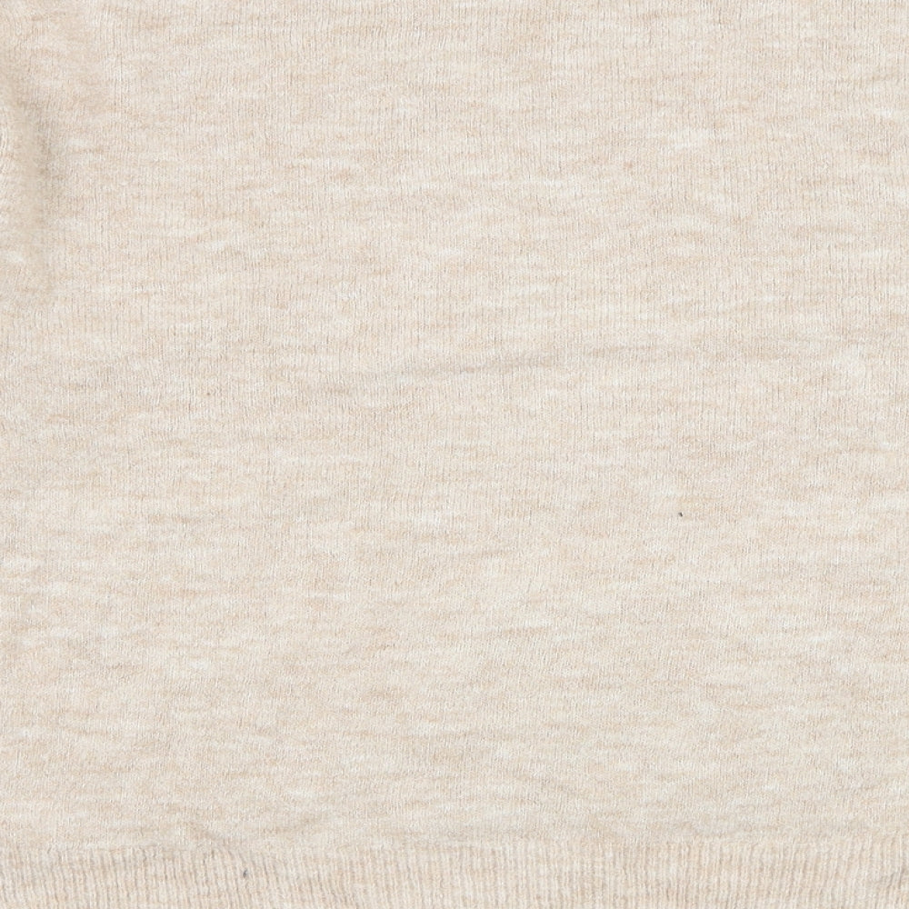 Womens UK Size L H&M Beige Pullover Jumper