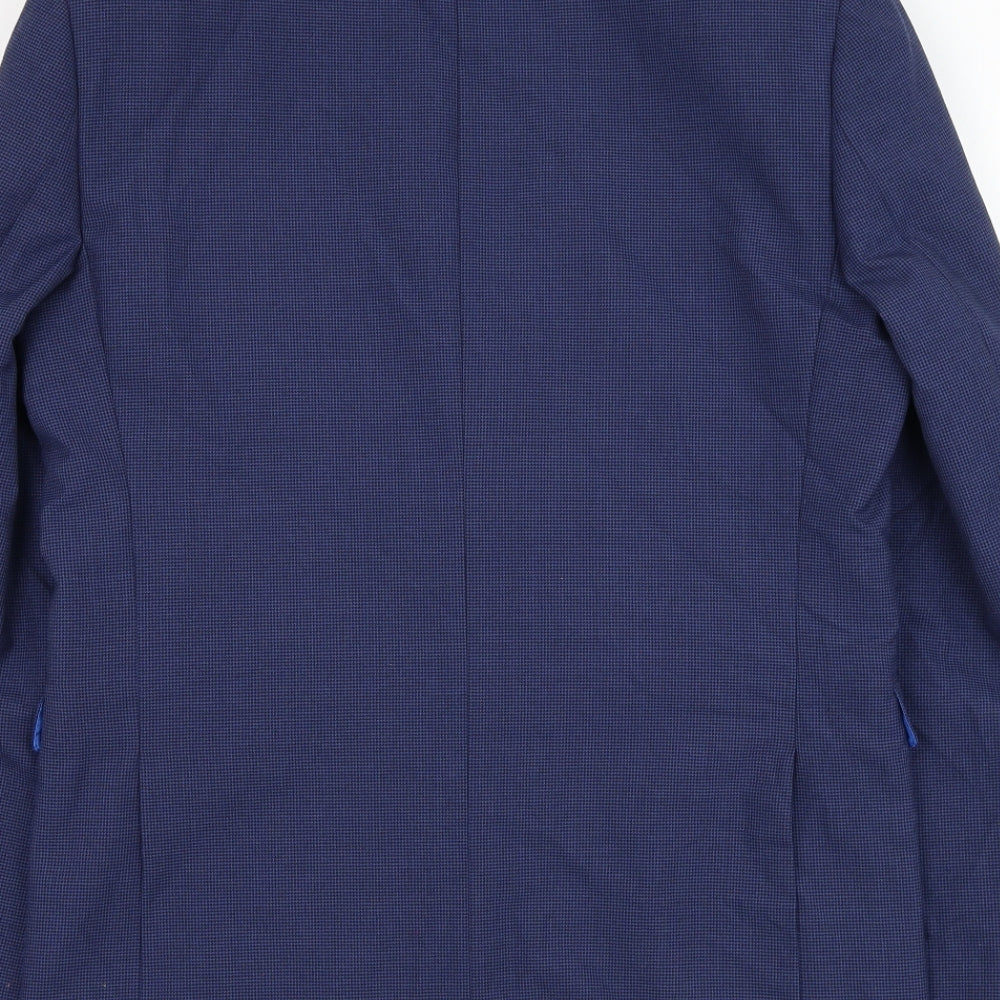 Mens UK Size 38 Marks and Spencer Regular Blue Suit Jacket