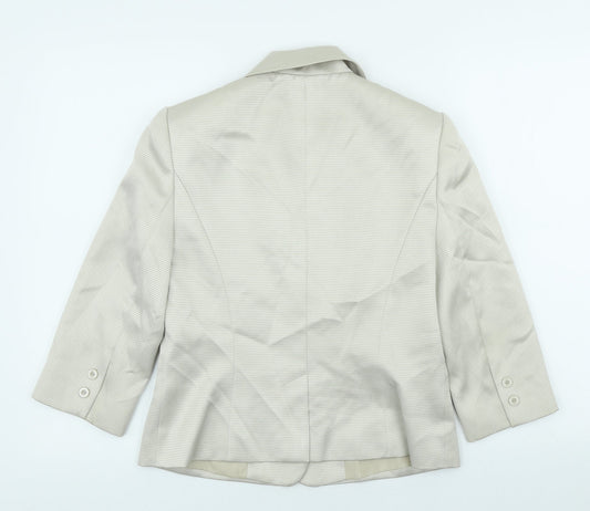 Womens UK Size 8 Planet Regular Ivory Blazer