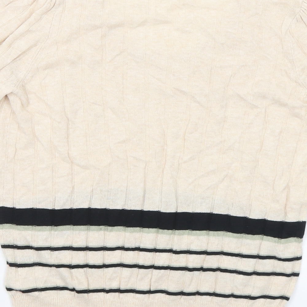 Womens UK Size 10 Marks and Spencer Beige Pullover Jumper