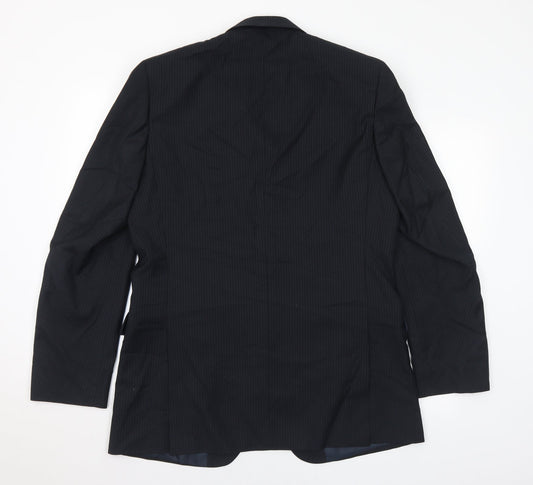 Mens UK Size 40 Burton Regular Black Suit Jacket