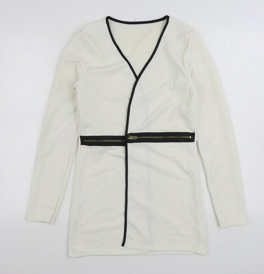 Womens UK Size XS Blue Vanilla White Jacket