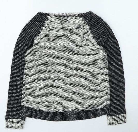 Womens UK Size 8 Peacocks Grey Pullover Jumper