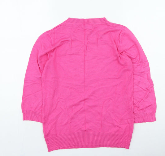 Womens UK Size S Paramour Pink Pullover Jumper