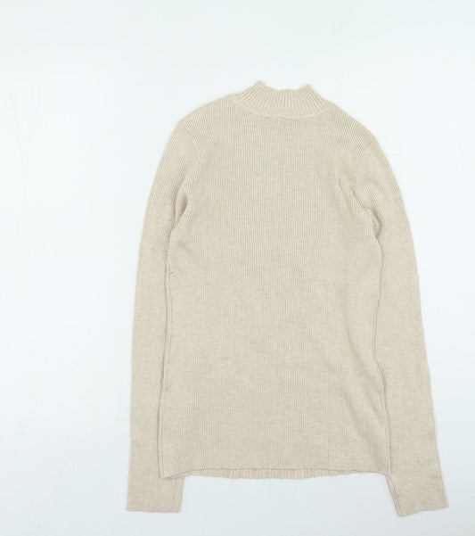 Womens UK Size M International Beige Pullover Jumper