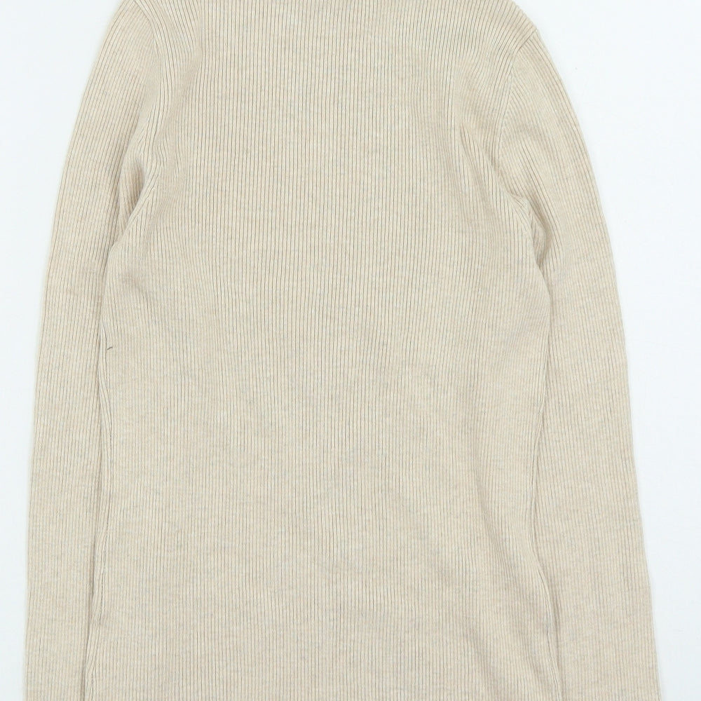 Womens UK Size M International Beige Pullover Jumper