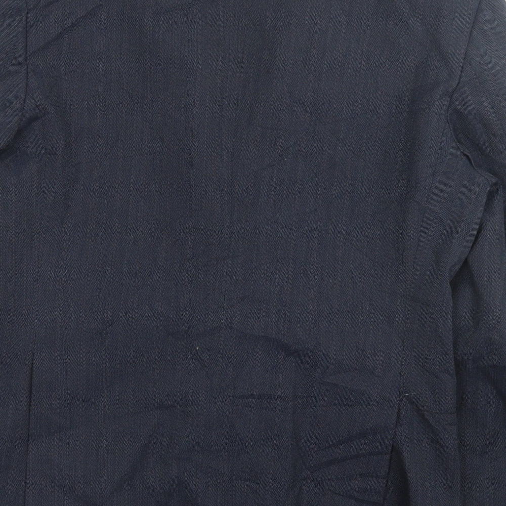 Mens UK Size 42 Preworn Regular Blue Suit Jacket