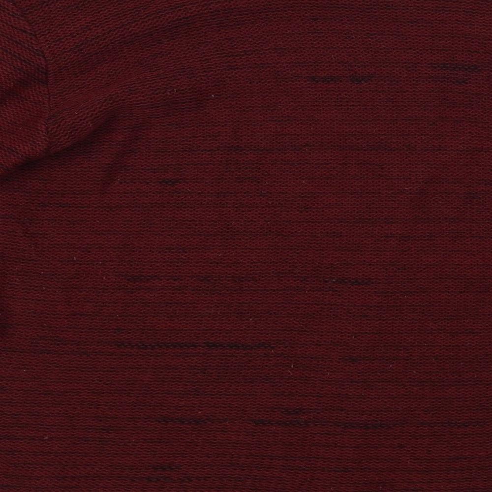 Womens UK Size M Mia Moda Red Pullover Jumper
