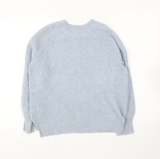 Womens UK Size S Marks and Spencer Blue Pullover Jumper