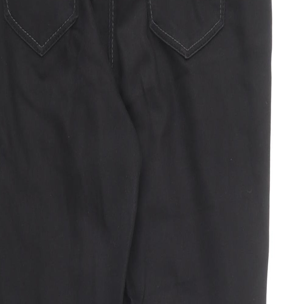 George Womens Black Cotton Skinny Jeans Size 10 L25 in Regular