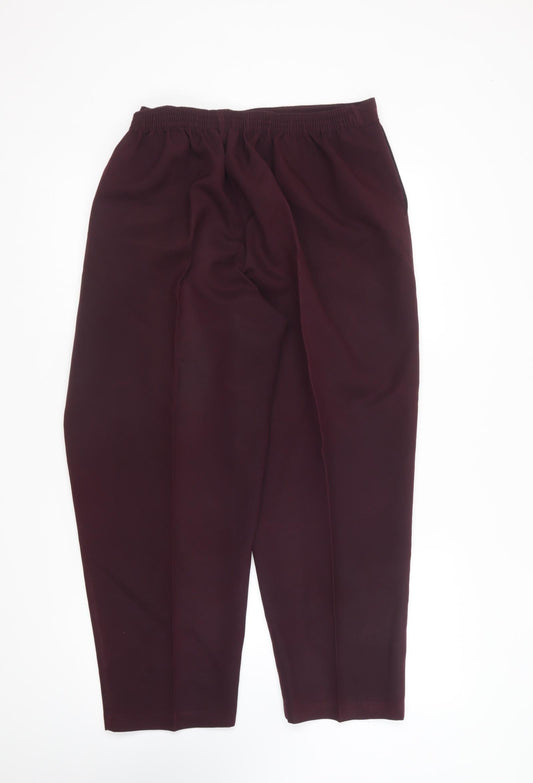 Womens UK Size 24 Saira of Manchester Regular Fit Purple Trousers