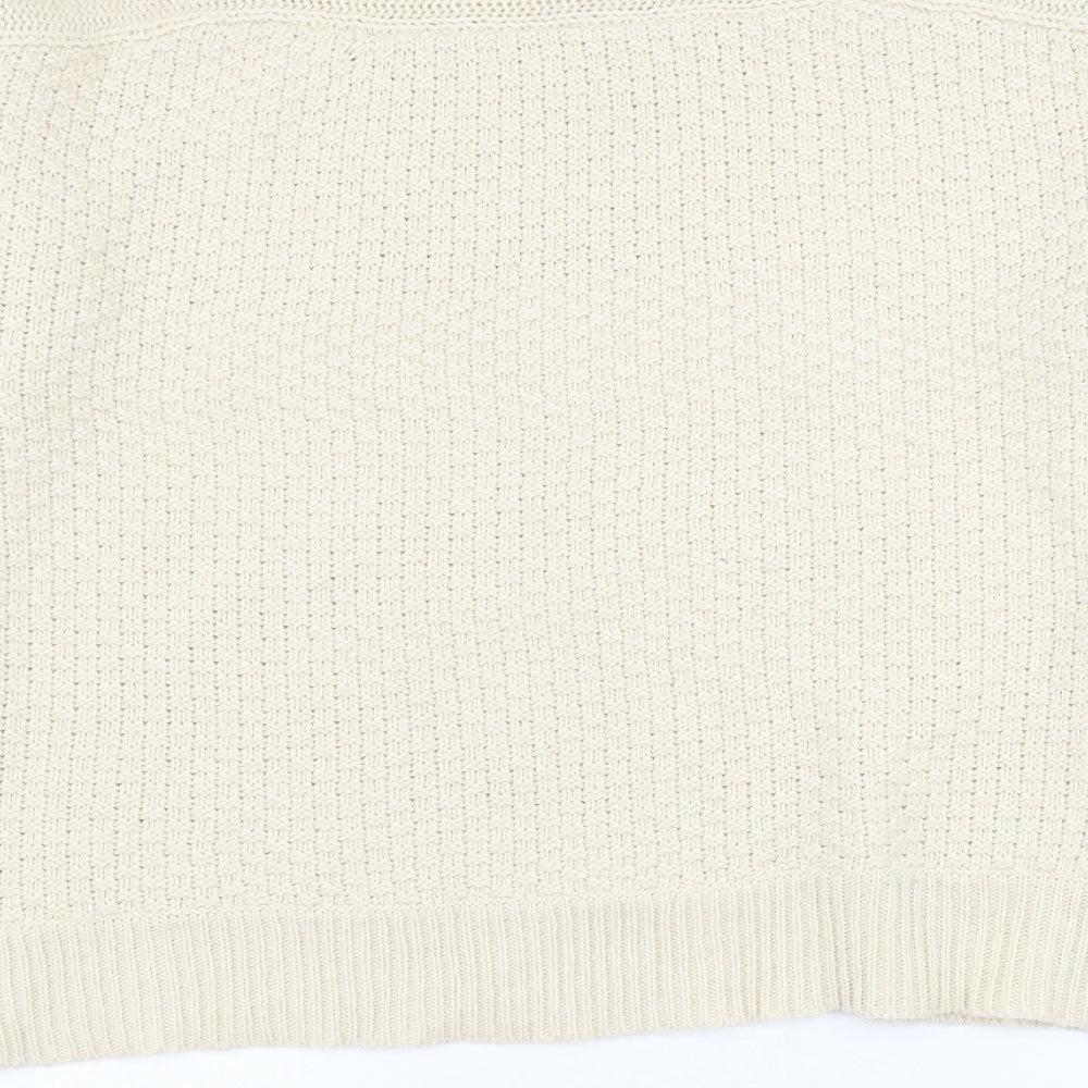 Womens UK Size XL Yumi Beige Pullover Jumper