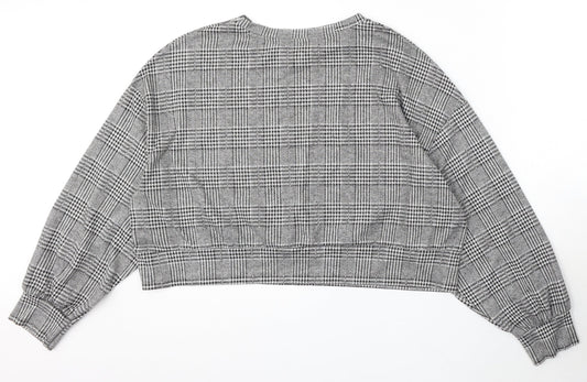 Womens UK Size 16 New Look Grey Pullover Jumper