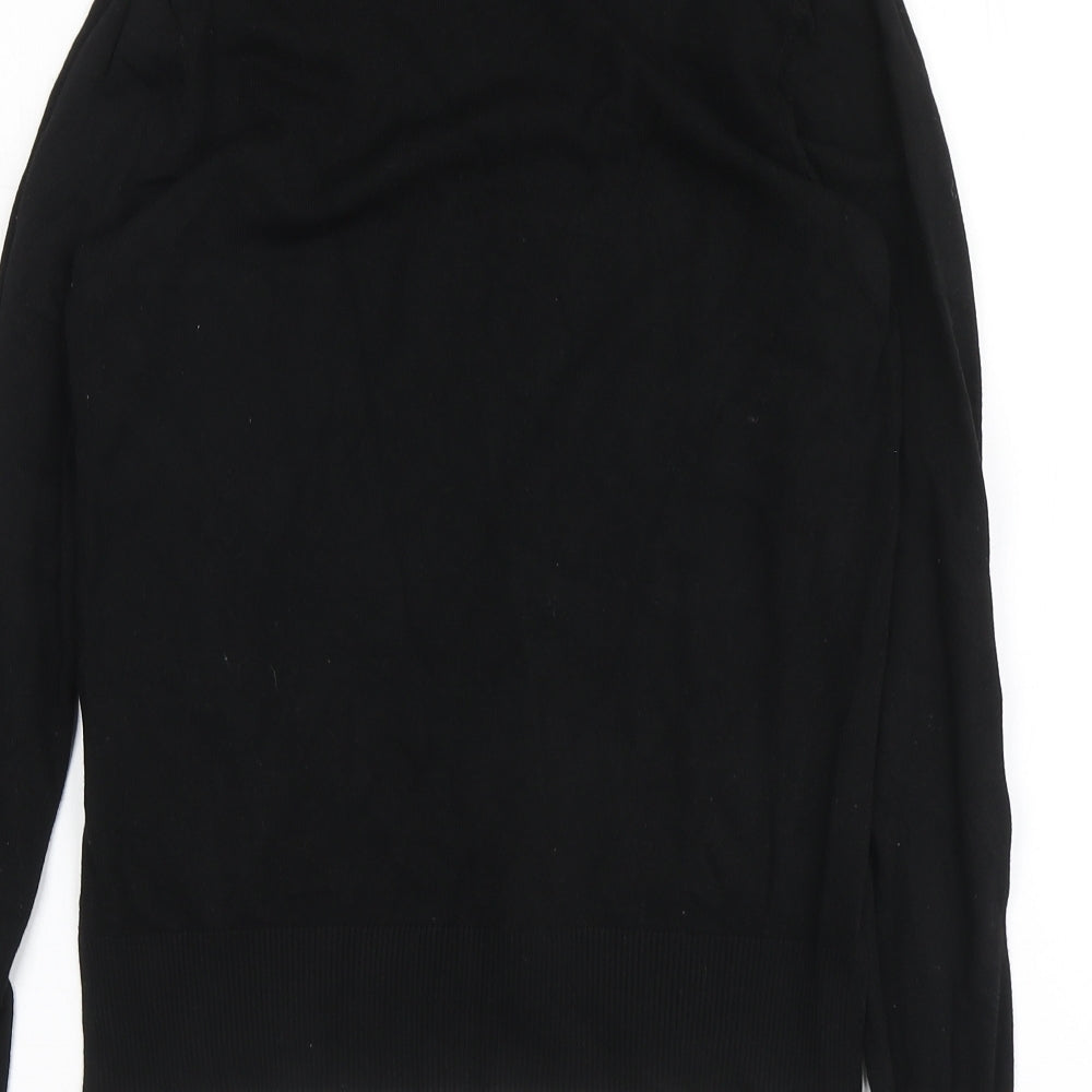 Womens UK Size XS H&M Black Pullover Jumper