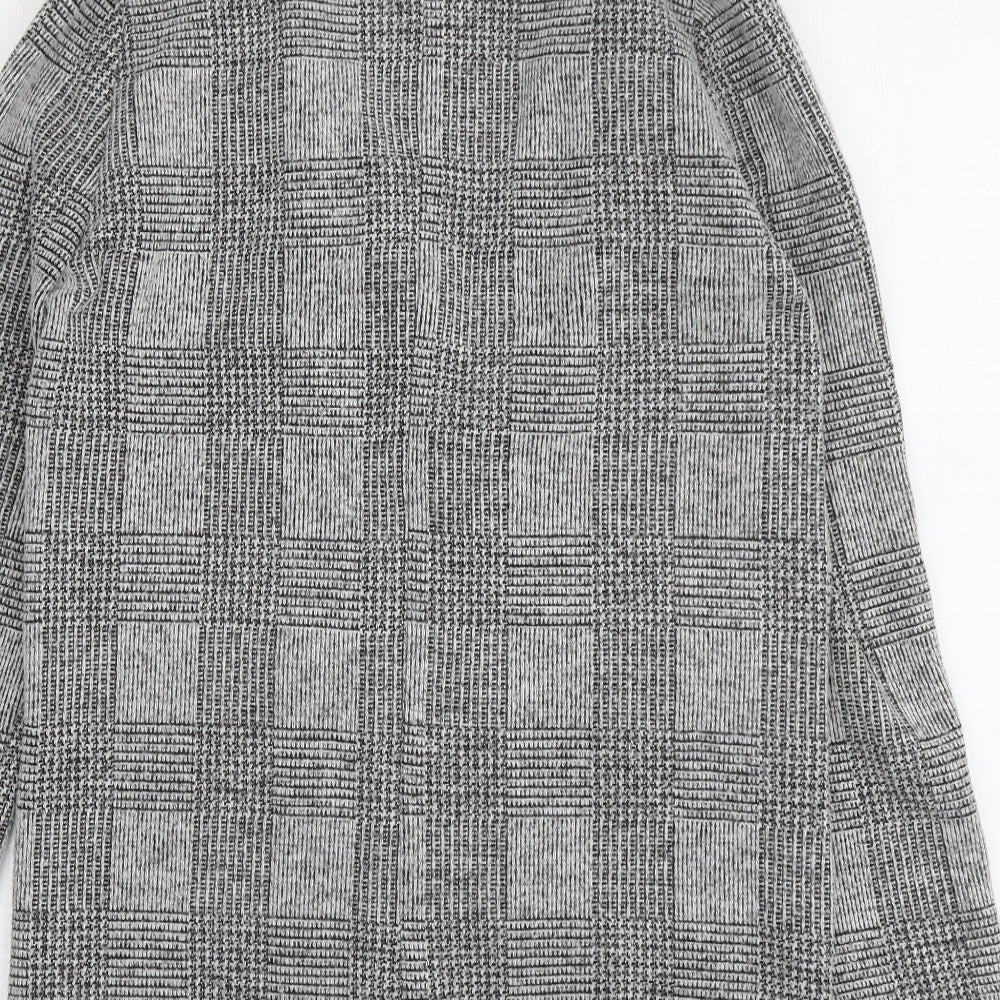 Womens UK Size 10 Topshop Grey Cardigan Jumper