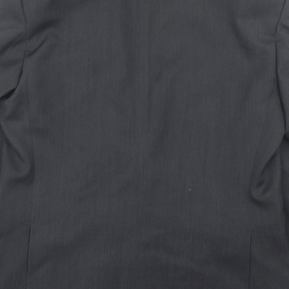 Mens UK Size 40 Burton Regular Grey Suit Jacket