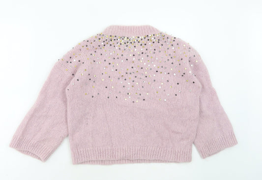 Womens UK Size XS Part Two Pink Pullover Jumper