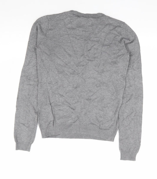 Womens UK Size XS H&M Grey Pullover Jumper
