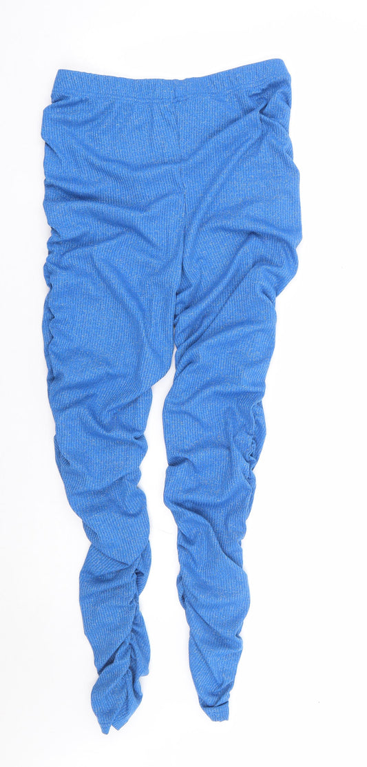 SheIn Womens Blue Polyester Jogger Leggings Size 10 L26 in