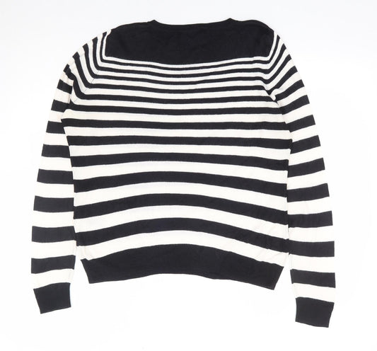 Womens UK Size 14 V by Very Black Pullover Jumper