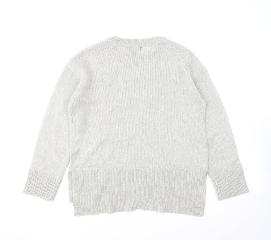 Womens UK Size S New Look Grey Pullover Jumper