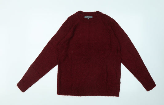 Womens UK Size 8 Studio Red Pullover Jumper