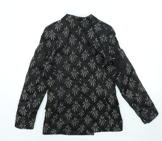 Womens UK Size 4 H&M Regular Black Blazer