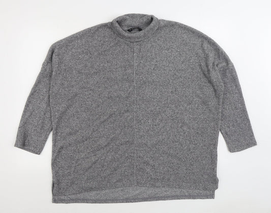 Womens UK Size L Dunnes Stores Grey Pullover Jumper