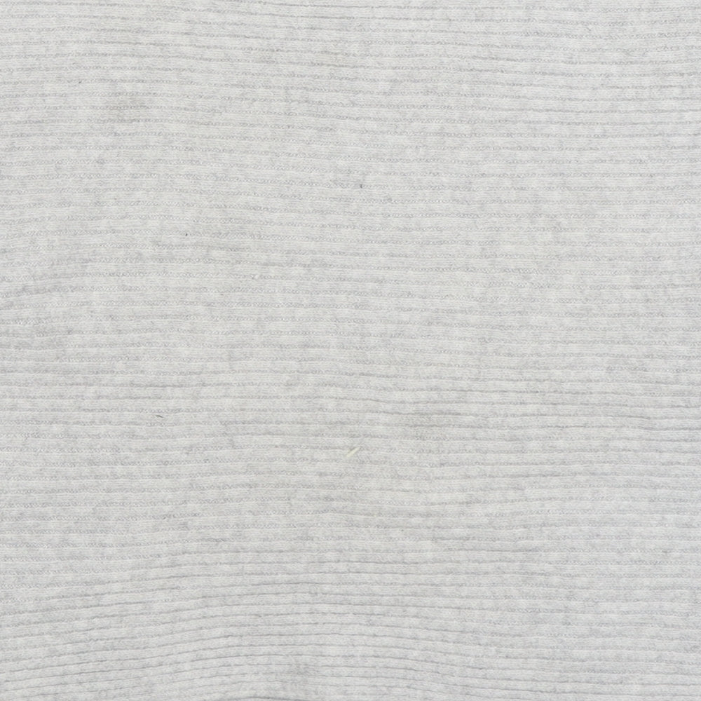 F&F Womens Grey Round Neck Polyester Pullover Jumper Size M