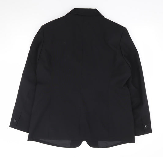 Kaleidoscope Womens Black Polyester Jacket Suit Jacket Size 18