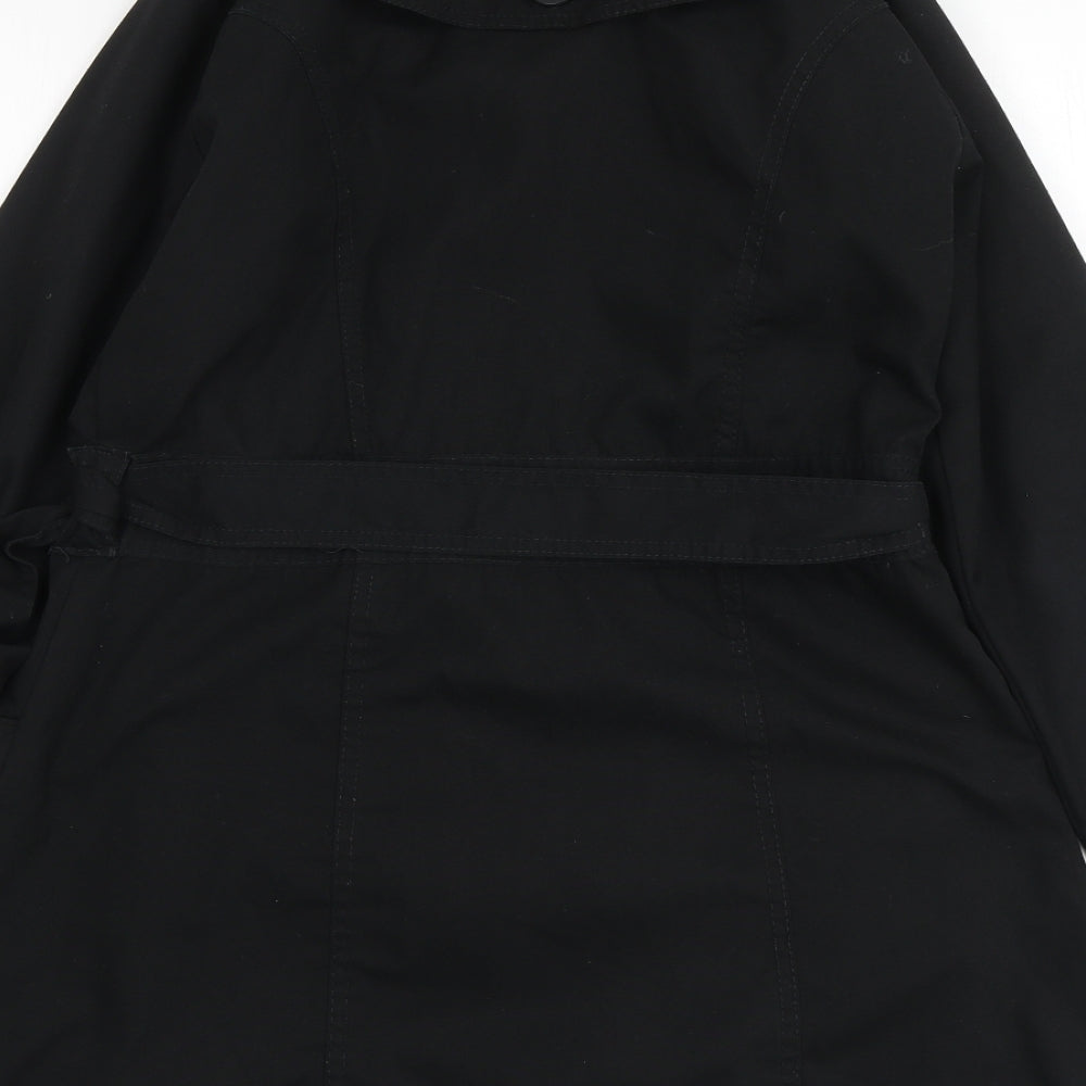 Womens UK Size 10 TG Black Pea Coat