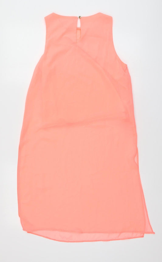 Womens UK Size 8 Atmosphere Orange Basic Blouse