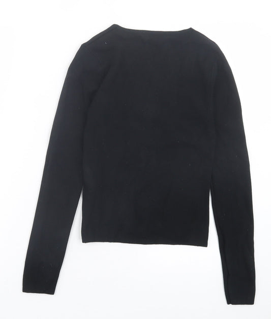 Womens UK Size 10 New Look Black Pullover Jumper