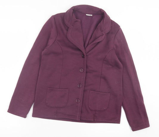 Womens UK Size 10 Damart Purple Jacket