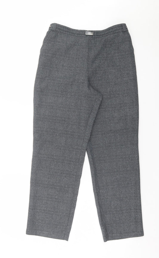 Womens UK Size 12 Marks and Spencer Regular Fit Grey Trousers