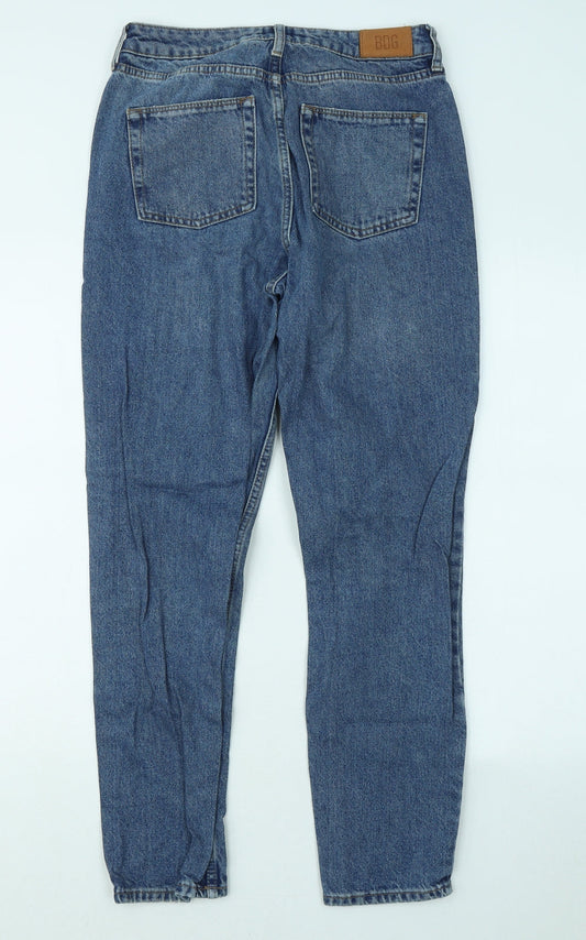 BDG Womens Blue Cotton Mom Jeans Size 28 in L32 in Regular Button