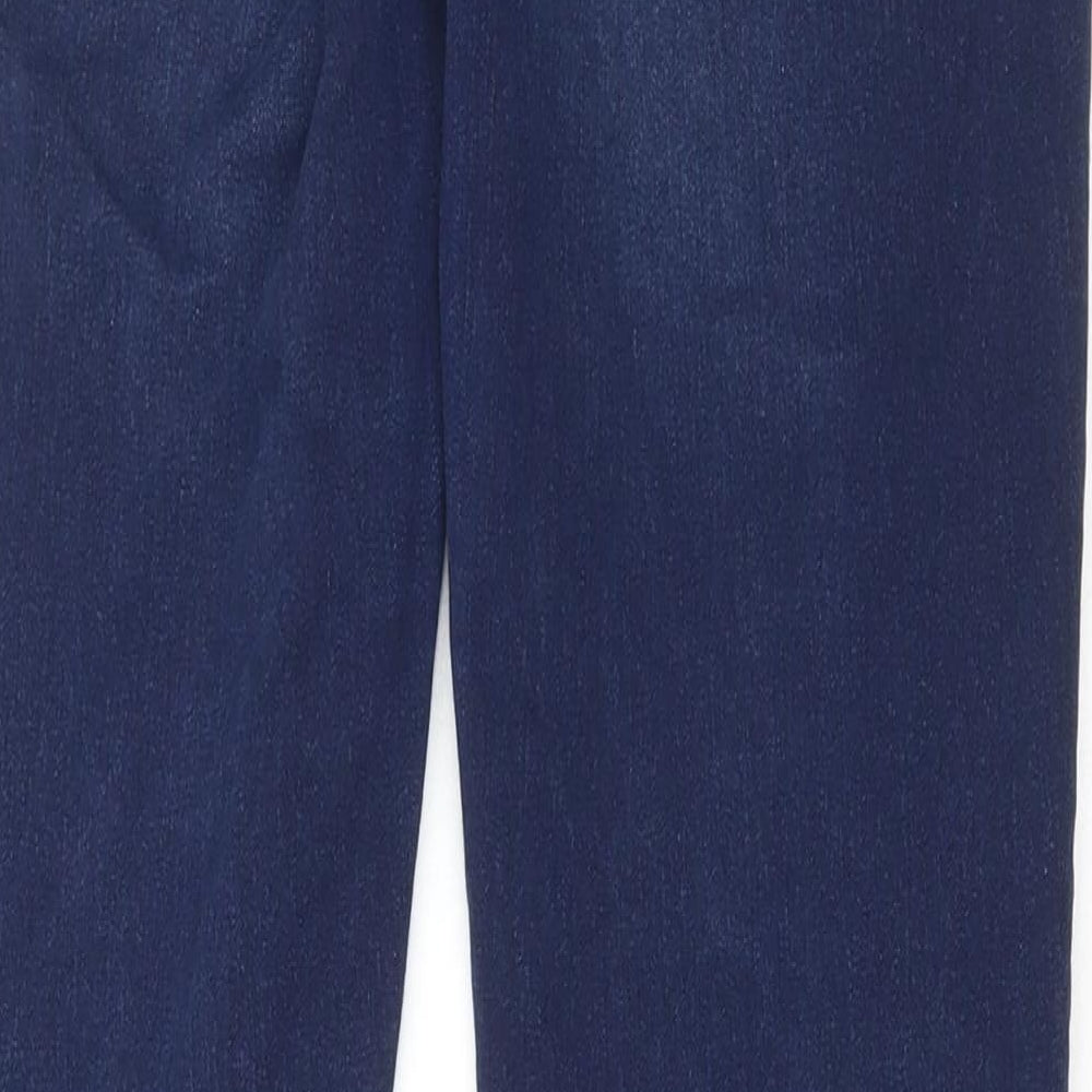 Only Womens Blue Cotton Skinny Jeans Size M L32 in Regular Button