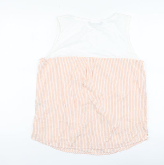 Womens UK Size 14 Dunnes Stores Pink Basic Tank