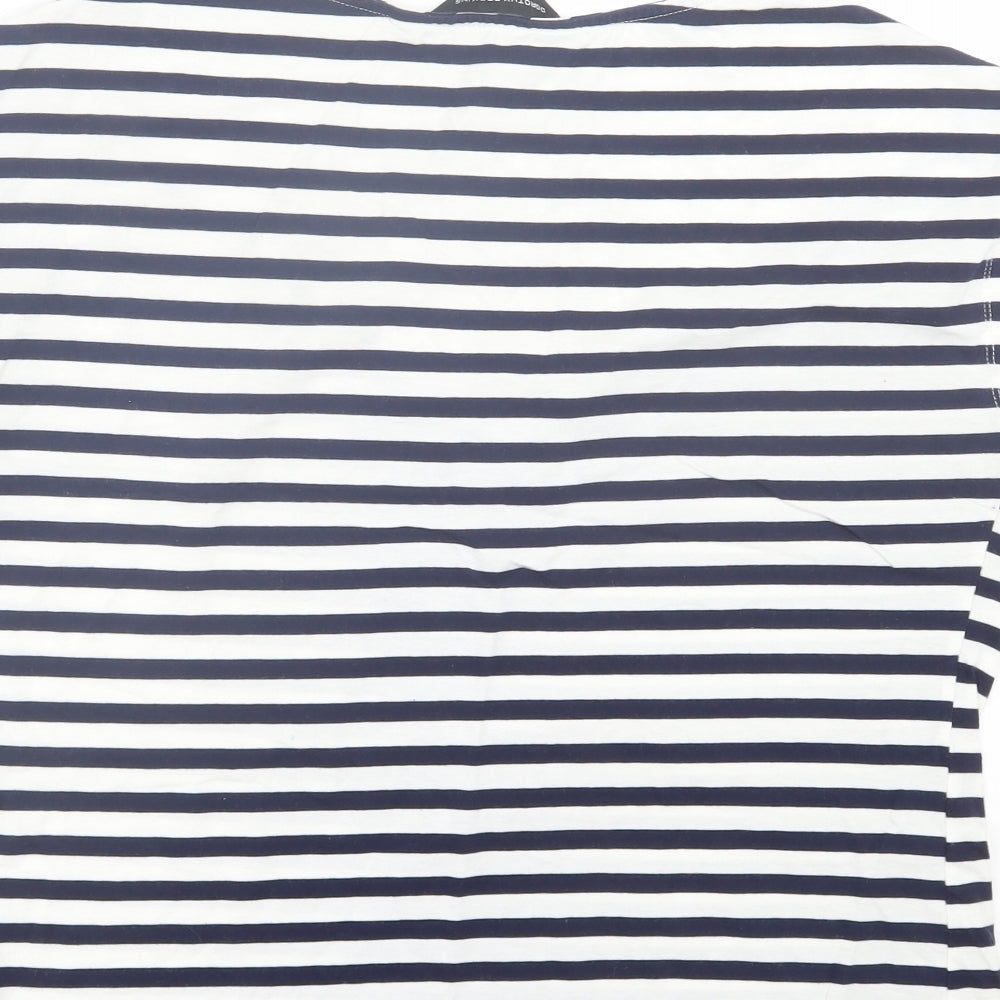 Womens UK Size 12 Dorothy Perkins Blue Basic T-Shirt
