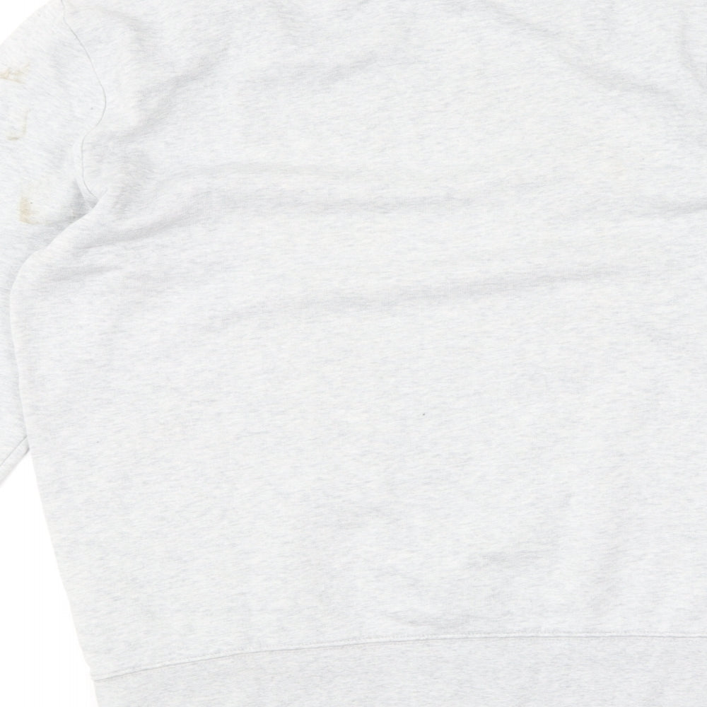 H&M Womens Grey Polyester Pullover Sweatshirt Size S Pullover - Magnifique