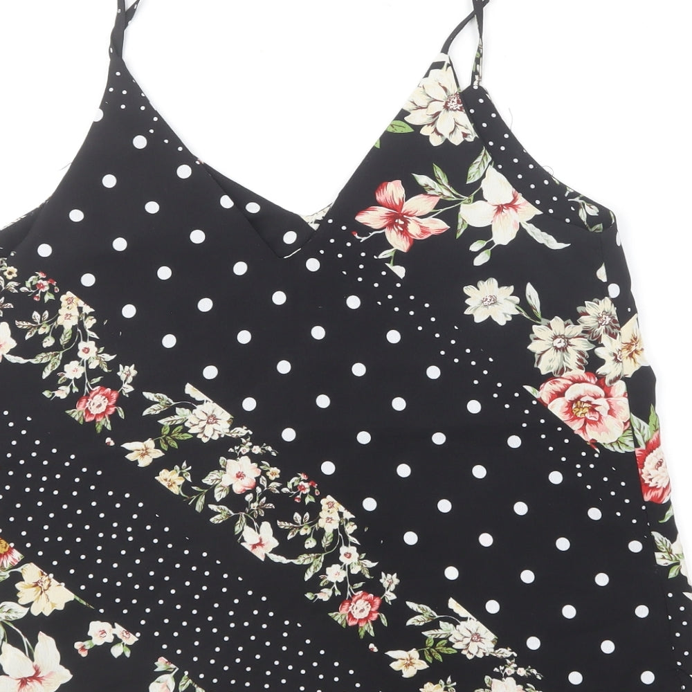 Womens UK Size 8 New Look Multicoloured Camisole T-Shirt